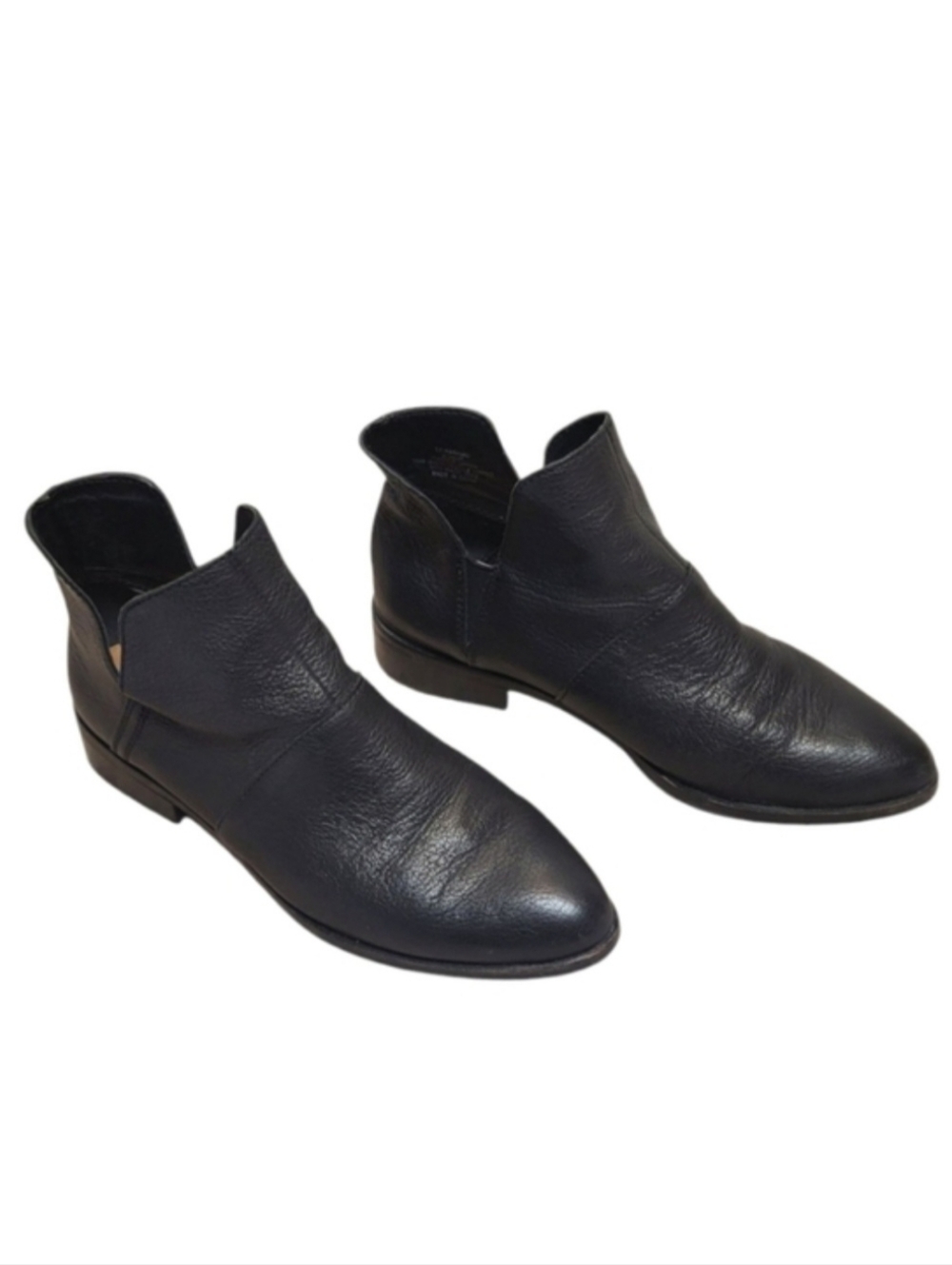 Lucky Brand Black Paramo Leather Ankle Boots -Size 6.5